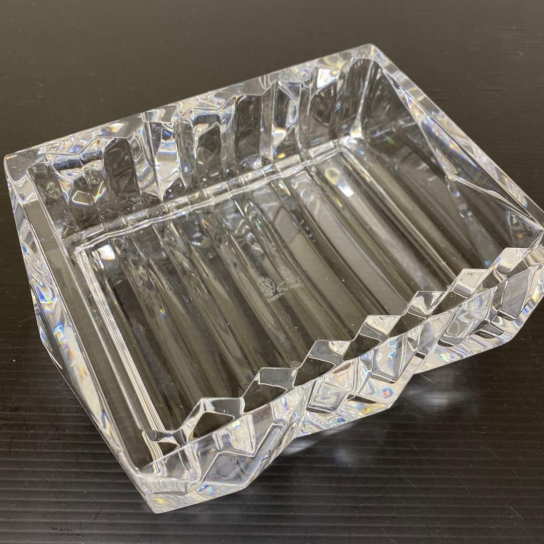 Baccarat Crystal Louxor Accessory Case clear Jewelry Box France Collectible (1 of 13)