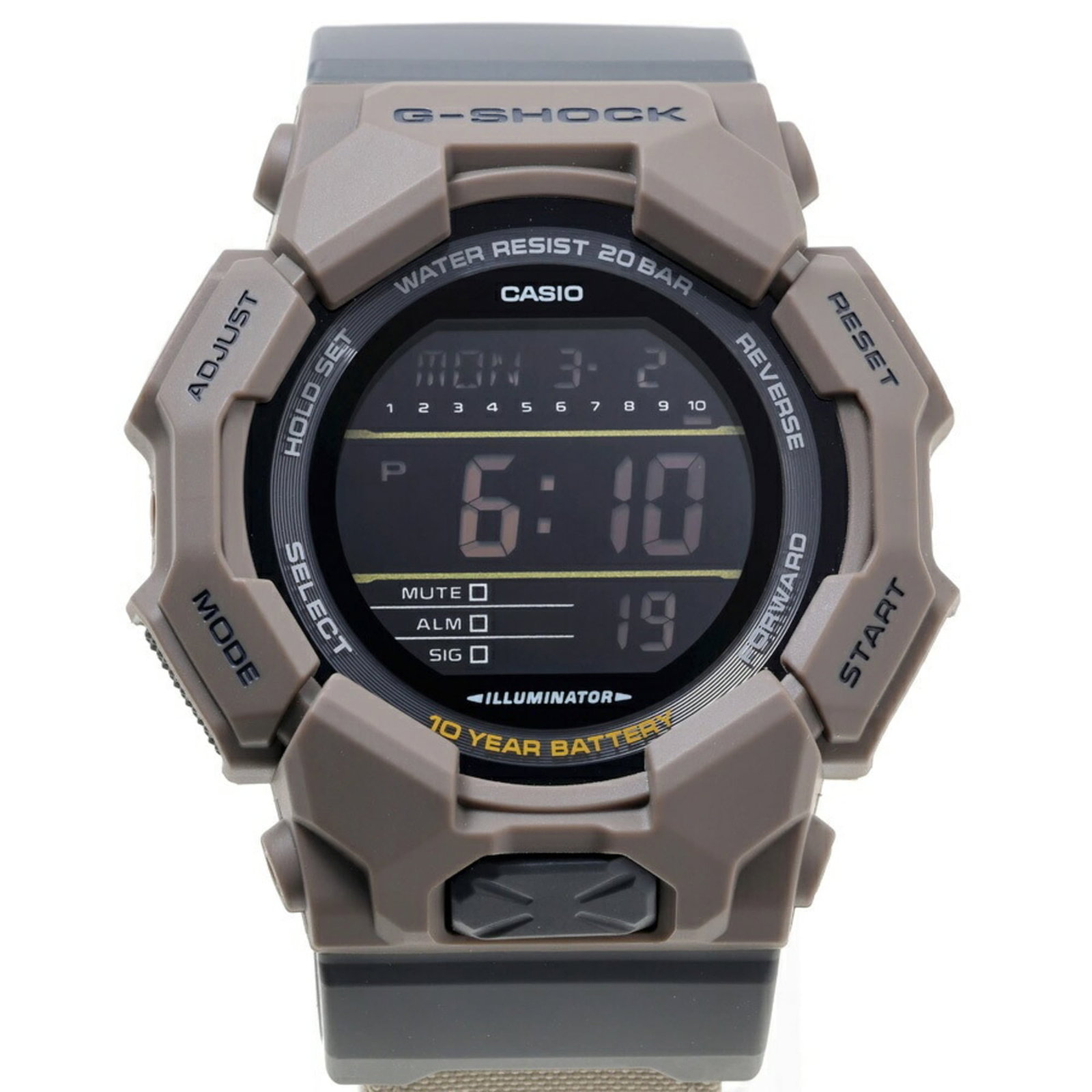 Casio Wristwatch: Casio Wristwatch Carbon case, black dial, quartz movement, and adjustable wrist size make this Casio wristwatch a functional timepiece. With its durable design and reliable quartz movement, it's suita
