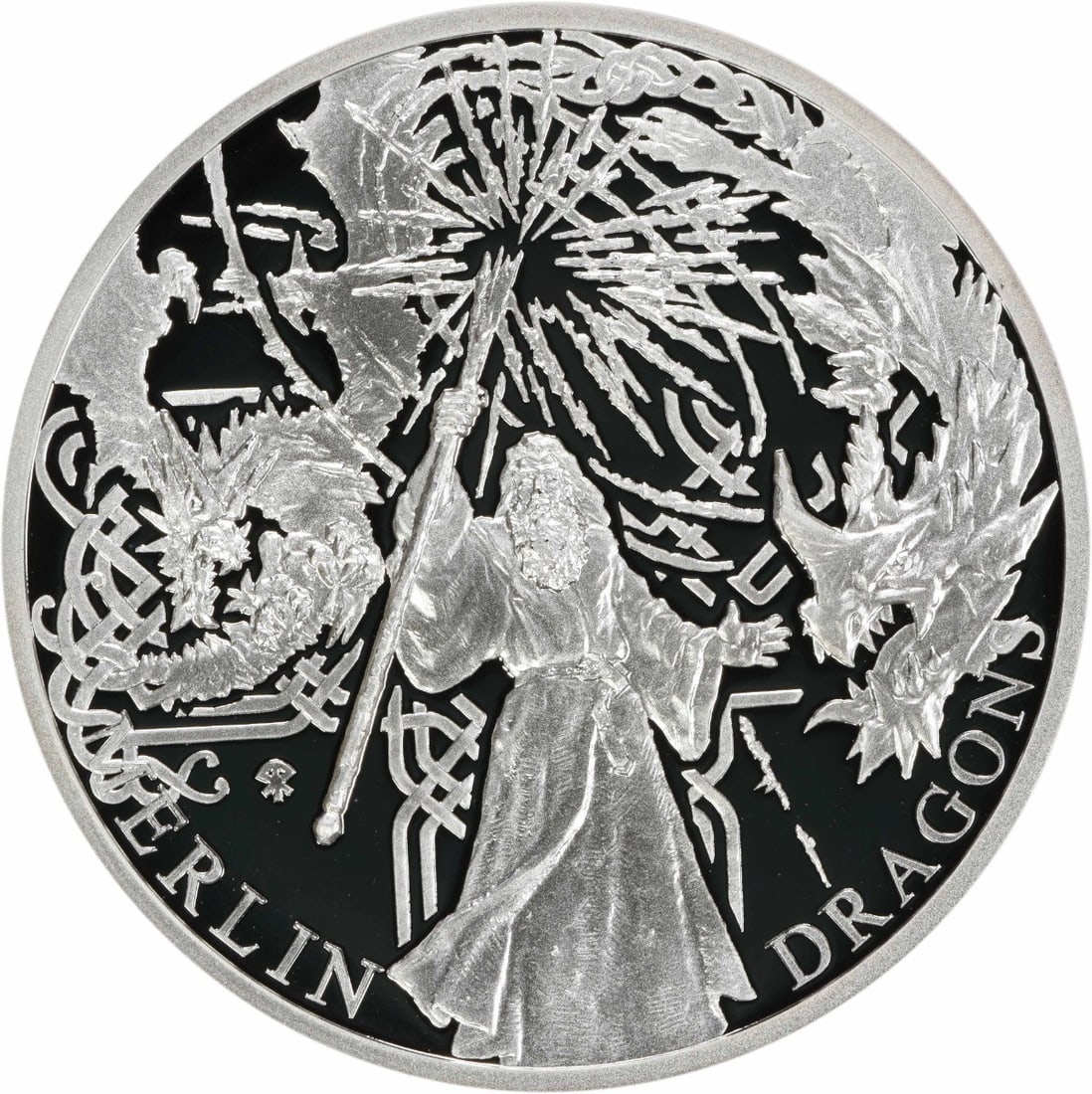 CM Niue Silver Merlin $1 .999 PRF OGP: CM Niue Silver Merlin $1 .999 PRF OGP This 2021 American Eagle Silver Proof Coin features a stunning design, showcasing the majestic Merlin bird in high relief. The coin's .999 fine silver content and