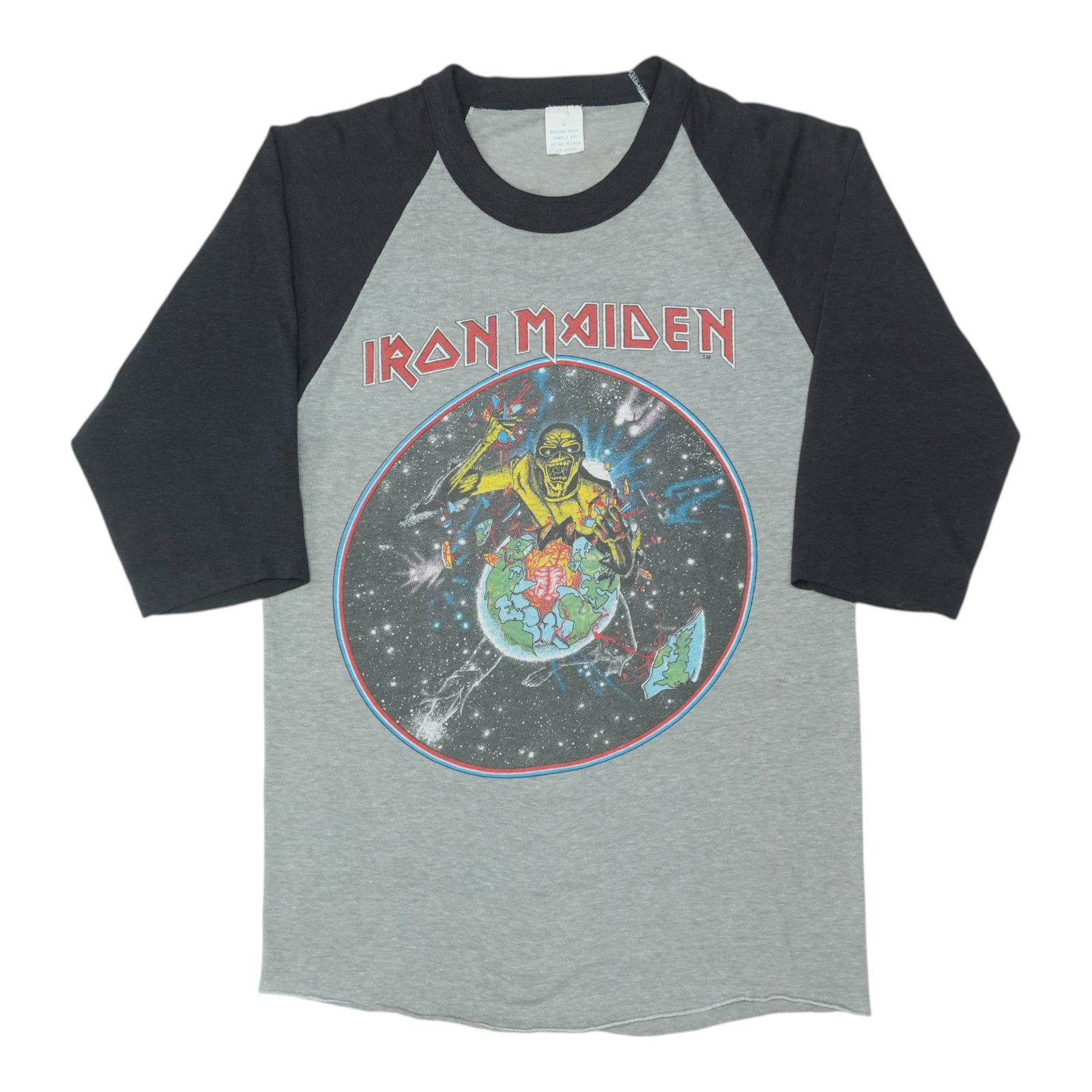 World Piece Jersey Iron Maiden Tour 1983: World Piece Jersey Iron Maiden Tour 1983 World Piece Jersey Iron Maiden Tour 1983 - A piece of rock history, this iconic jersey is a must-have for fans of the legendary band. Featuring the