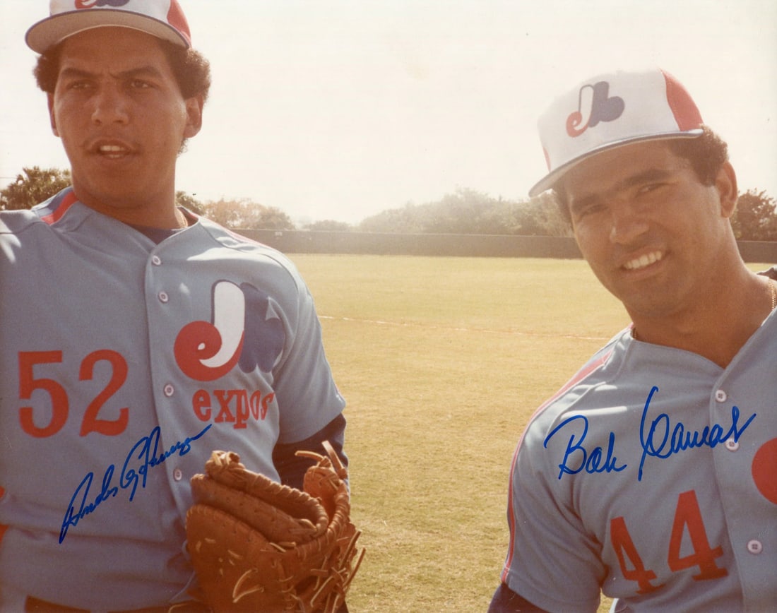 Bobby Ramos Andres Galarraga Autographed Photo 8x10 (1 of 1)