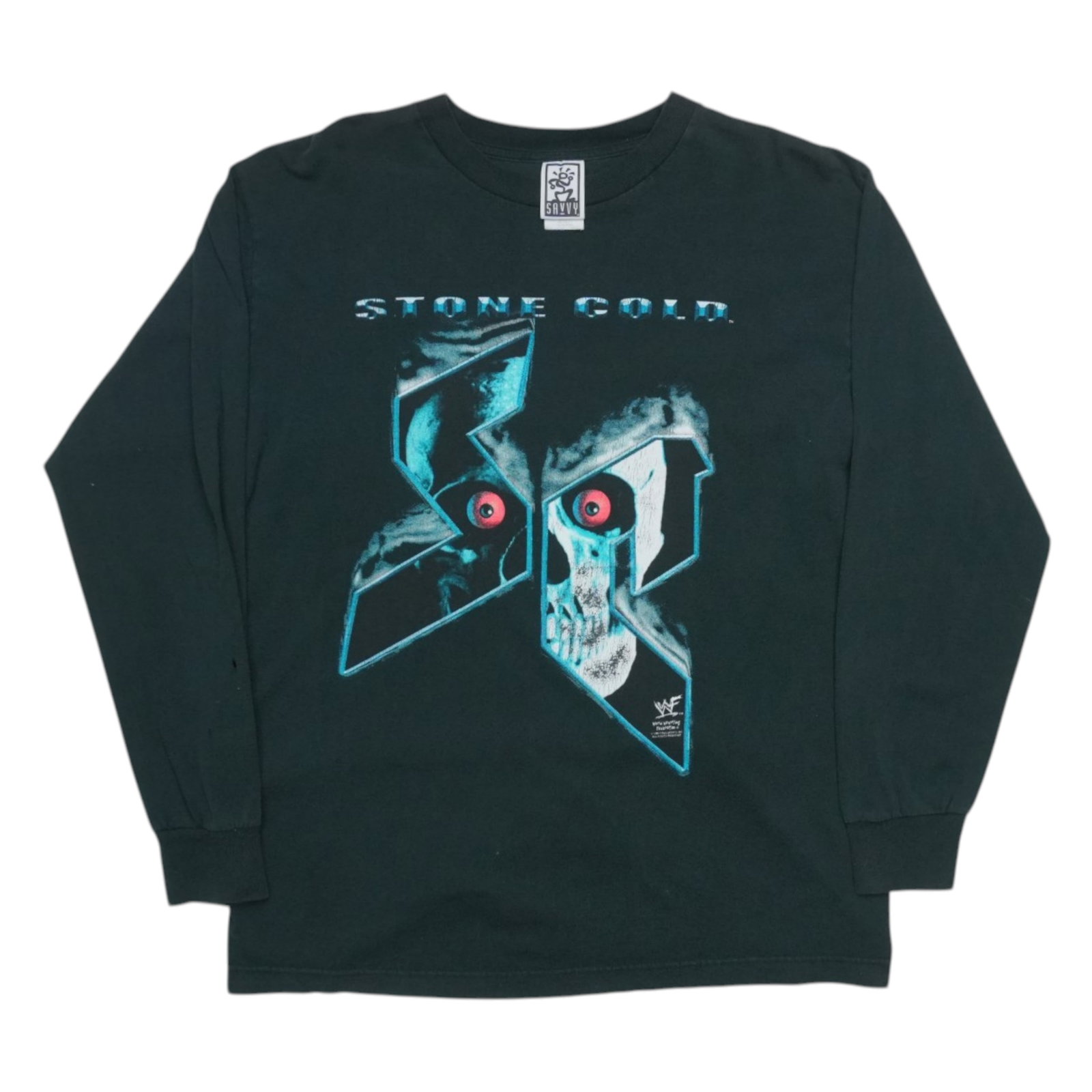 1990s Stone Cold Steve Austin Terminator Long Sleeve Shirt: 1990s Stone Cold Steve Austin Terminator Long Sleeve Shirt Authentic 1990s Stone Cold Steve Austin Terminator Long Sleeve Shirt, featuring the iconic wrestler's logo and design. This vintage tee has b