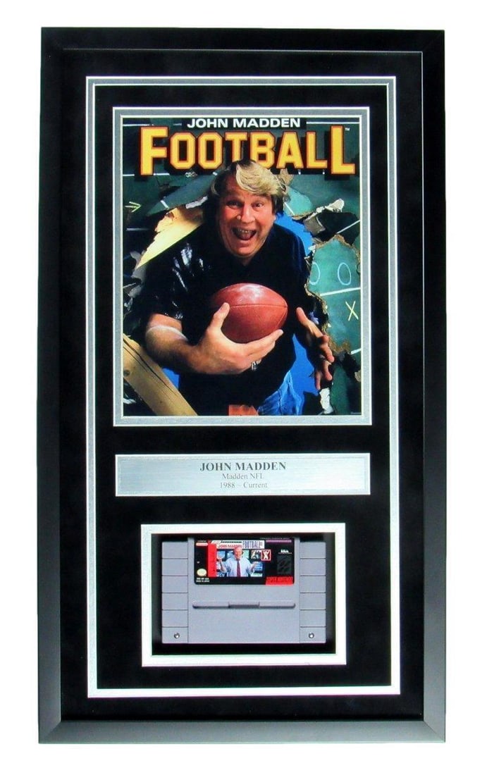 Nintendo Framed Raiders Photo Madden John 8x10 166056 (1 of 4)