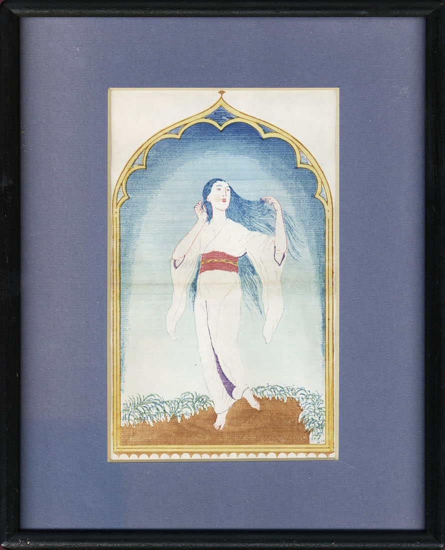 Koshiro Onchi 1921 Woodblock Print My Blue Heaven Sosaku Hanga Japanese Art: Koshiro Onchi 1921 Woodblock Print My Blue Heaven Sosaku Hanga Japanese Art Item Specifics: Artist: Koshiro Onchi Subject: Modernist / Abstract Material: Woodblock print on paper Style: Japanese Produ