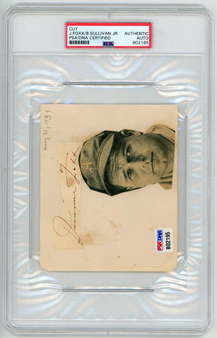 Foxx B Sullivan Jr Autographed Cut PSA (1 of 2)