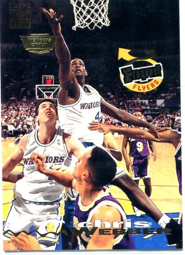 Chris Webber 1994 Topps Stadium Club Frequent Flyers/ Members Only Card (1 of 1)