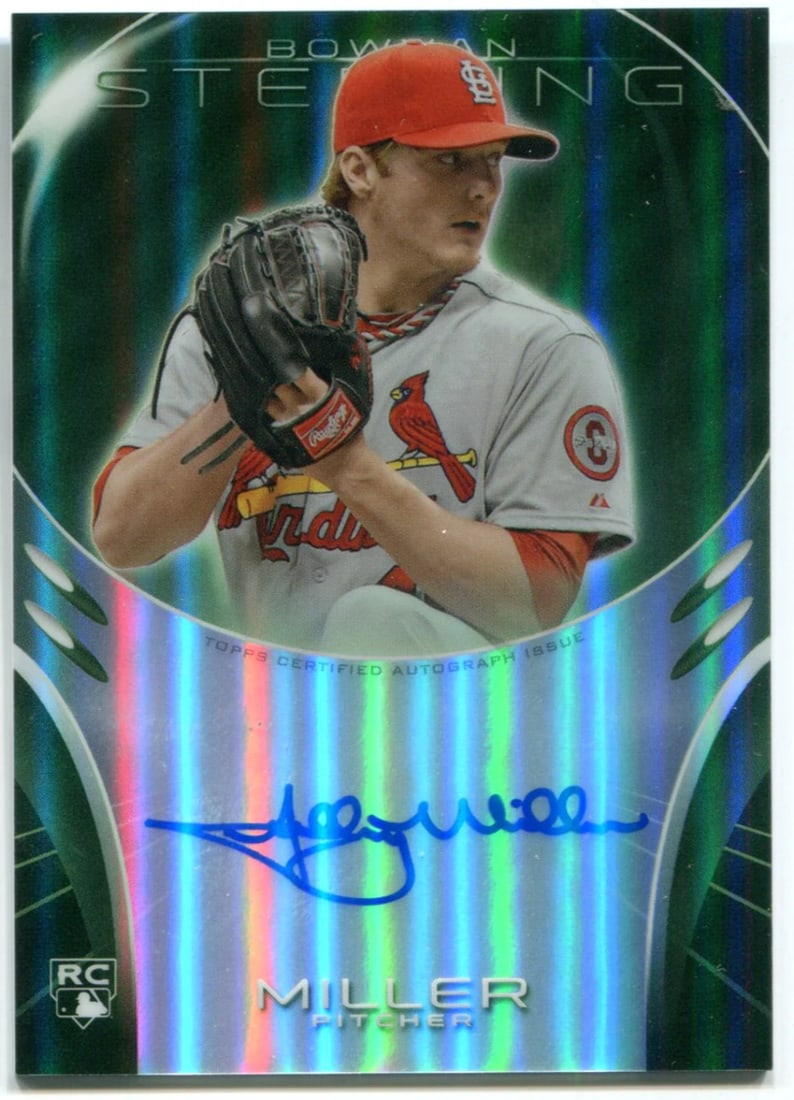 Shelby Miller Autographed Bowman Sterling Rookie Card #73/ 125 (1 of 1)