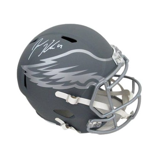 Jason Kelce Signed/ Auto Full Size Slate Replica Helmet Eagles PSA/ DNA 189945: Jason Kelce Signed/ Auto Full Size Slate Replica Helmet Eagles PSA/ DNA 189945 Item Specifics: Autograph Authentication: Professional Sports Authenticator (PSA) Original/Reprint: Original Product: Hel