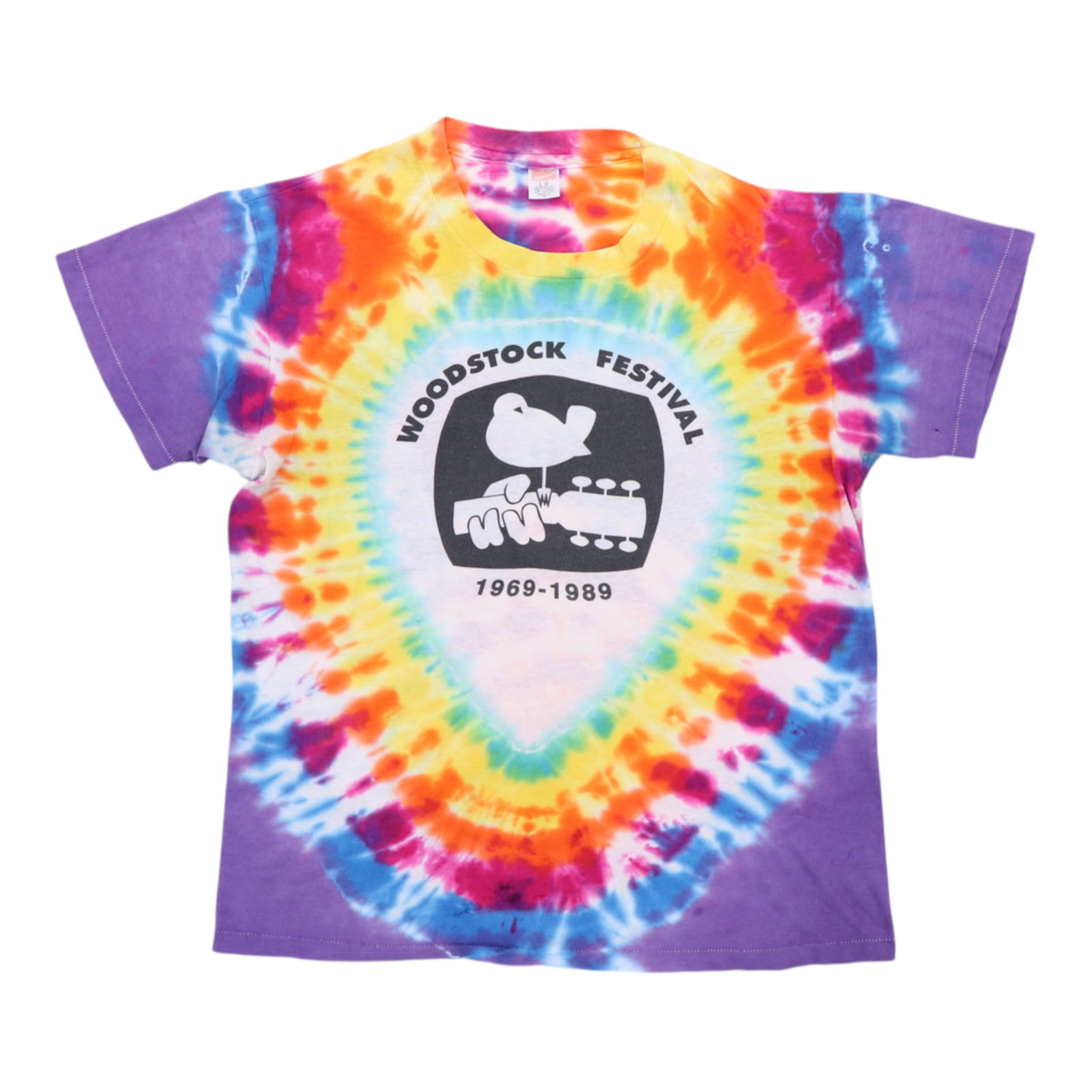 Woodstock Festival 20th Anniversary Tie Dye Shirt (1 of 5)