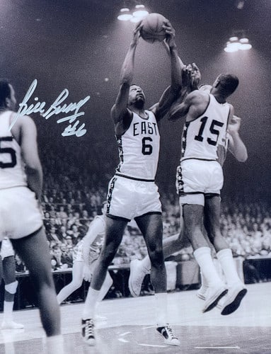 Bill Russell Autographed 8x10 Basketball Photo: Bill Russell Autographed 8x10 Basketball Photo Signed by Bill Russell across the front of this official 8x10 basketball photo, capturing his iconic likeness in sharp focus. The Boston Celtics legend's