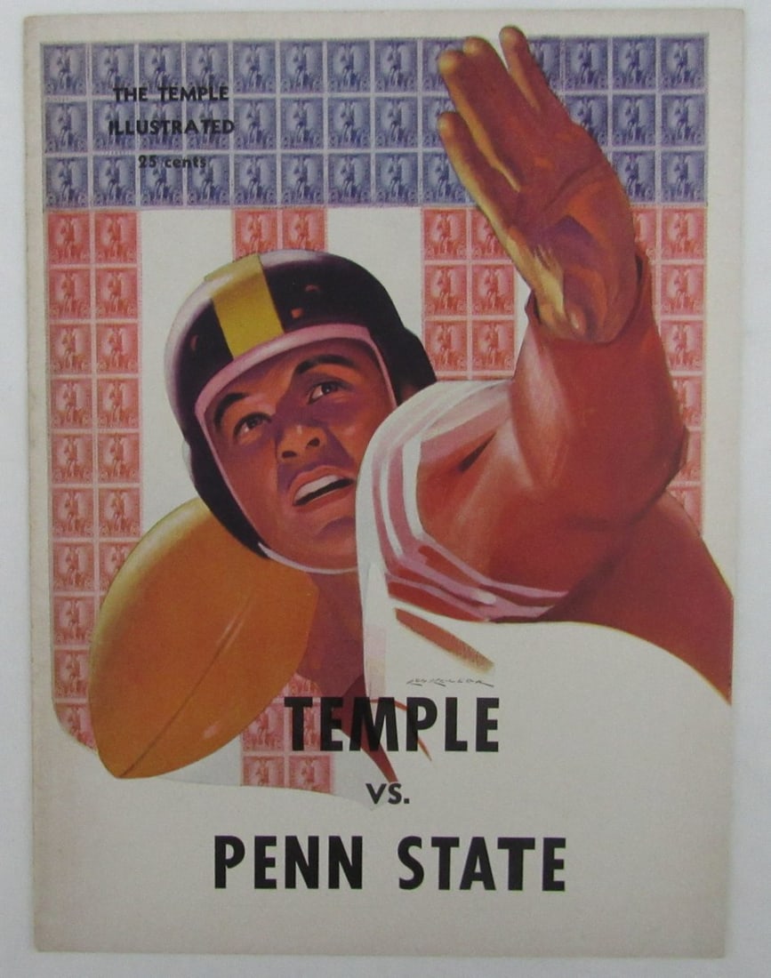 1944 Penn State Nittany Lions vs. Temple Owls College Football Program 137562: 1944 Penn State Nittany Lions vs. Temple Owls College Football Program 137562 Original 1944 Penn State Nittany Lions vs. Temple Owls College Football Program, featuring the iconic teams from one of co