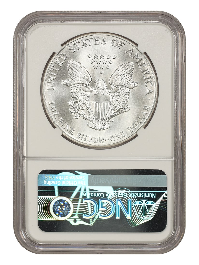 1987 $1 Silver Eagle NGC MS70 - Silver Eagles - 2