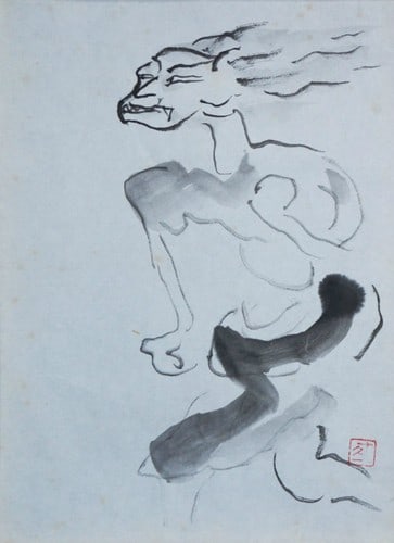 Modernist Framed Japanese Woodblock Print Ogre Demon Oni Tokuichi Miyamoto: Modernist Framed Japanese Woodblock Print Ogre Demon Oni Tokuichi Miyamoto Item Specifics: Artist: Tokuichi Miyamoto Subject: Oni (Ogre/Demon) Material: Paper Style: Japanese Year Of Production: 2010 