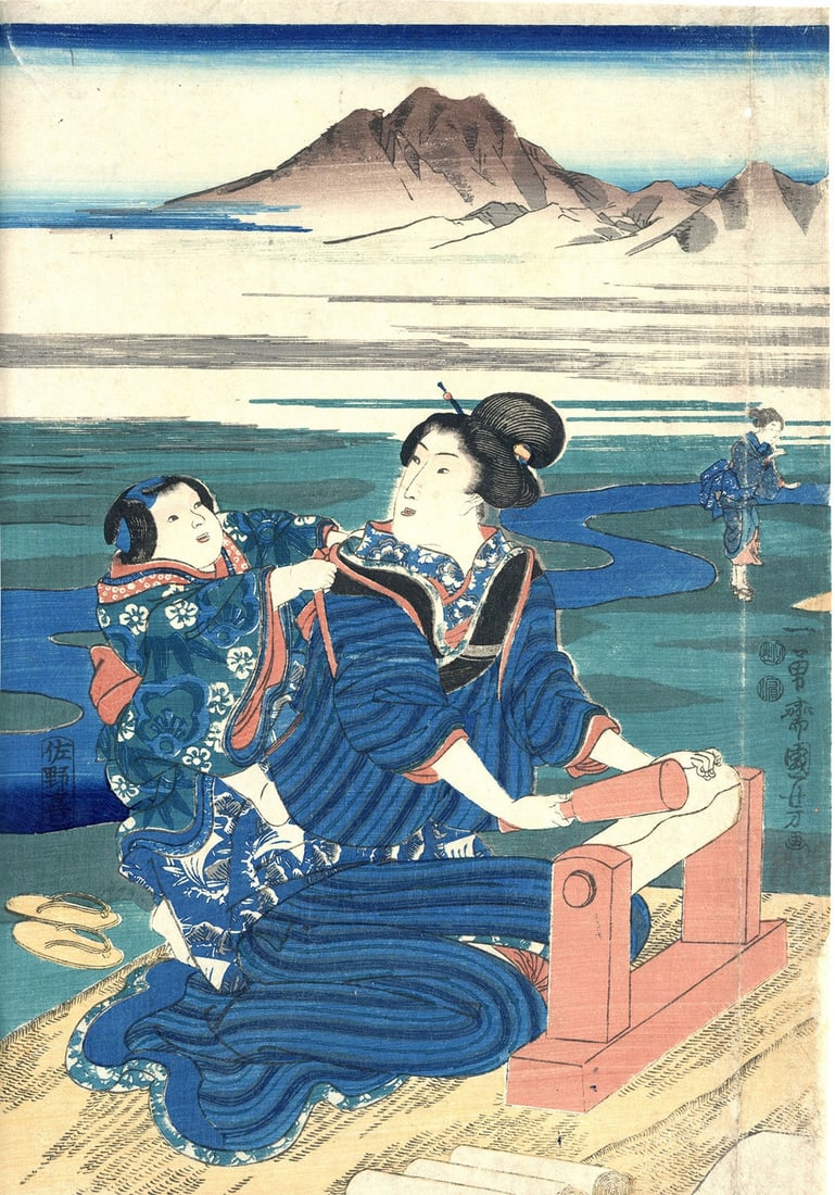 Utagawa Kuniyoshi Antique Japanese Woodblock Print Ukiyo e Edo Period Art: Utagawa Kuniyoshi Antique Japanese Woodblock Print Ukiyo e Edo Period Art Item Specifics: Artist: Utagawa Kuniyoshi Subject: Ukiyo-e Material: Paper Style: Japanese Product Disclaimer: Please review t