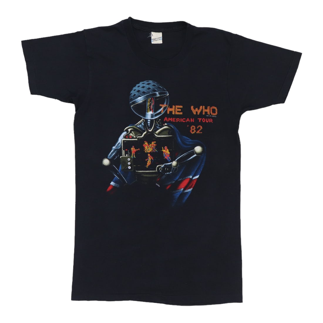 1982 The Who It's Hard Tour Shirt: 1982 The Who It's Hard Tour Shirt This iconic tour shirt from The Who's 1982 It's Hard tour is a must-have for fans of one of rock's most influential bands. Featuring bold graphics and a vibrant desig