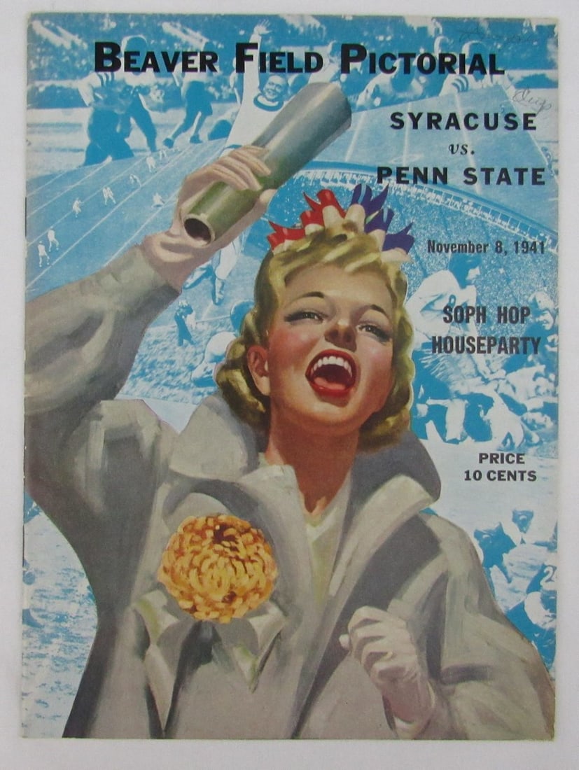 1941 Penn State Nittany Lions vs. Syracuse College Football Program 137541 (1 of 4)