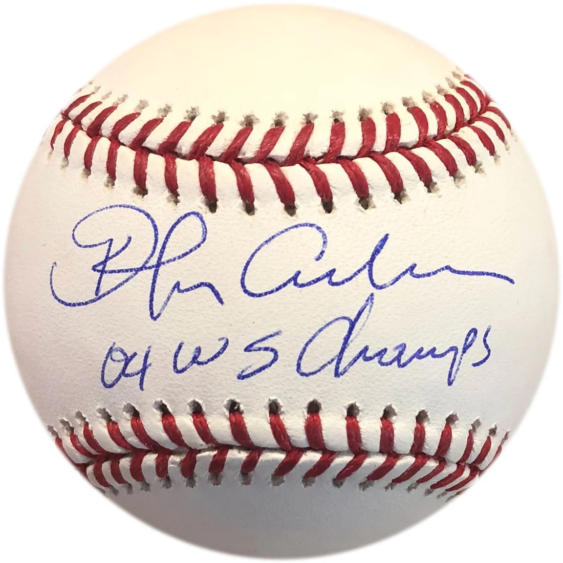 Orlando Cabrera "04 WS Champs" Autographed Baseball (1 of 2)