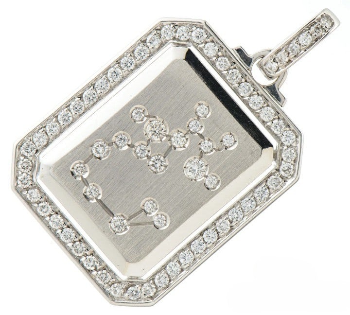 Diamond Pendant Gold Sagittarius Charm Birthday Gift for Repossi Astrum: Diamond Pendant Gold Sagittarius Charm Birthday Gift for Repossi Astrum Item Specifics: Pendant Shape: Rectangle Main Stone Creation: Natural Occasion: Anniversary Birthday Christening Christmas Confi