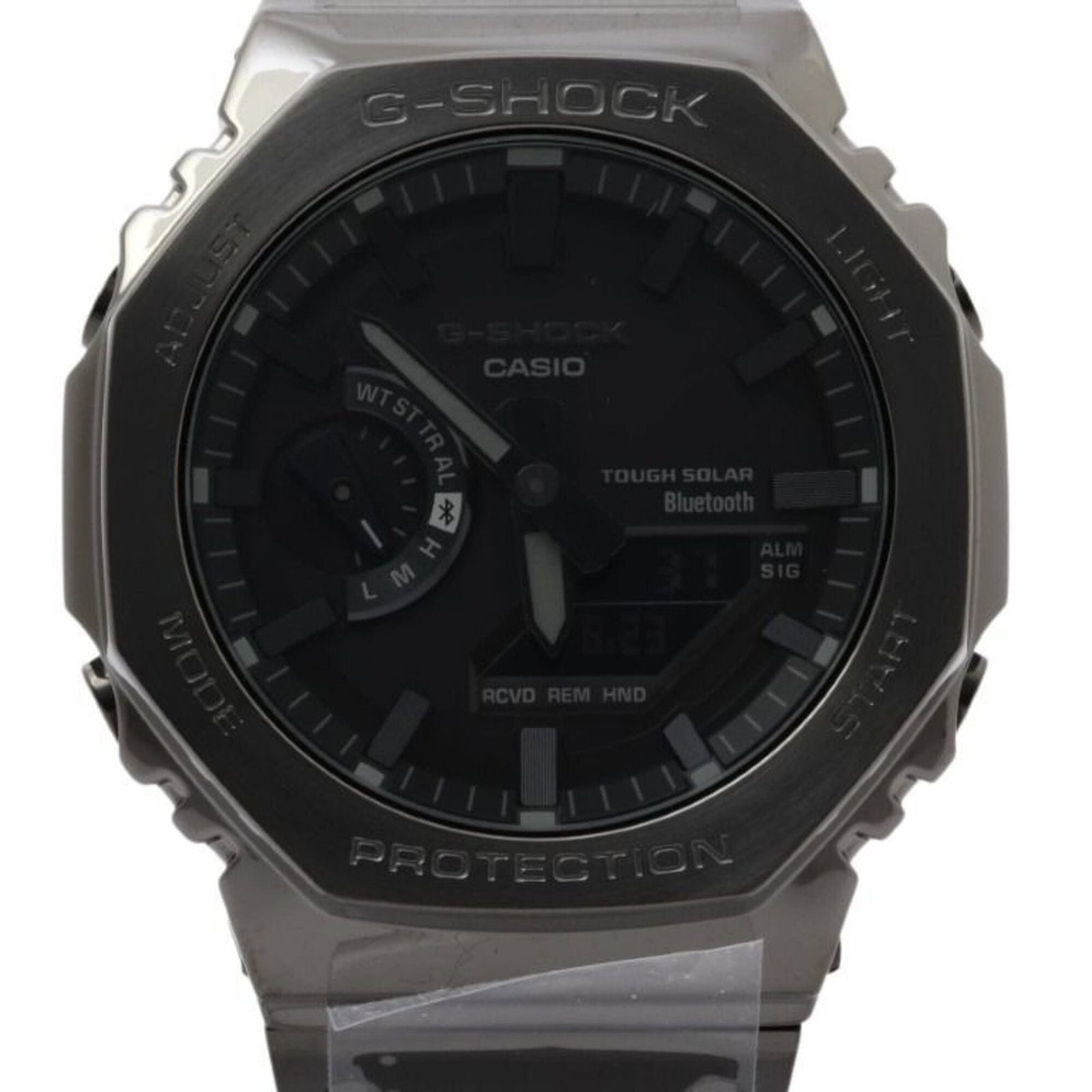 Casio Wristwatch: Casio Wristwatch Stainless steel construction provides durability and a sleek look, while the black dial offers a timeless appearance. This Casio wristwatch features solar power for long-lasting batte