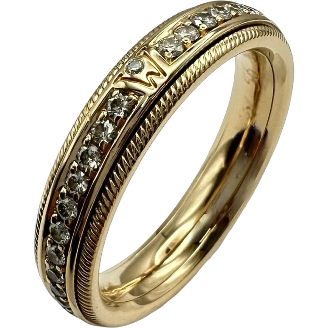 Diamond 18k Rose Gold Band Ring US 7.5 EU 56 by Vintage Mikimoto Wellendorff: Diamond 18k Rose Gold Band Ring US 7.5 EU 56 by Vintage Mikimoto Wellendorff Item Specifics: Shape: Round Occasion: Anniversary Birthday Christening Christmas Engagement Graduation Mother's Day Valent