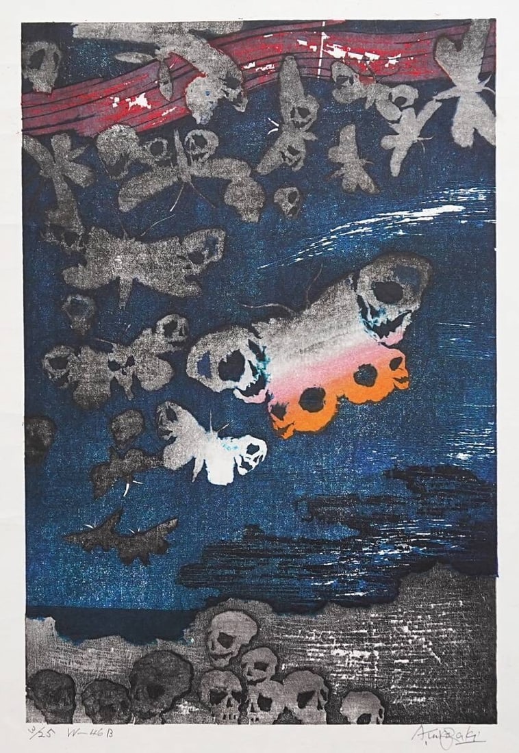 Akira Kurosaki W-46B Woodblock Signed Print Sheet Only ED3/ 25 1967 Artwork: Akira Kurosaki W-46B Woodblock Signed Print Sheet Only ED3/ 25 1967 Artwork Item Specifics: Artist: AKIRA KUROSAKI Type: Print Product Disclaimer: Please review the full description and photos. Lithog