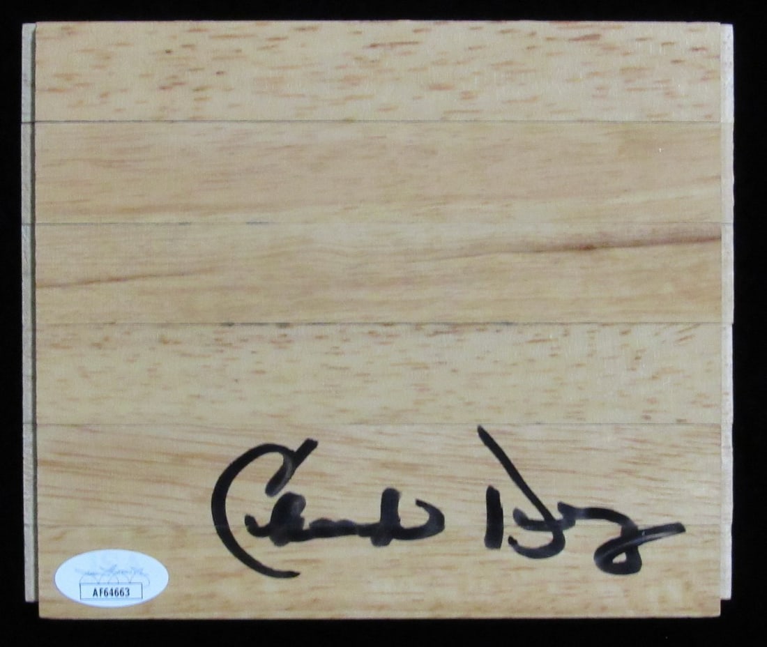 JSA Autographed 6x6 Floorboard Piece Coach Detroit Pistons (1 of 3)