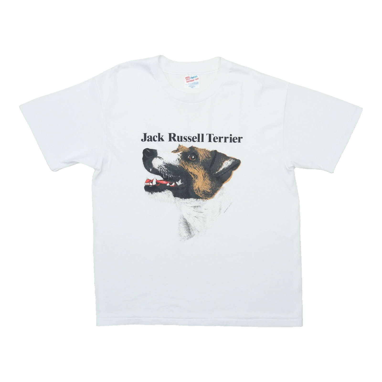 1990s Jack Russell Terrier Shirt: 1990s Jack Russell Terrier Shirt Unique 1990s Jack Russell Terrier Graphic Tee - A blast from the past, this retro shirt features an adorable illustration of a Jack Russell Terrier on the front. The v
