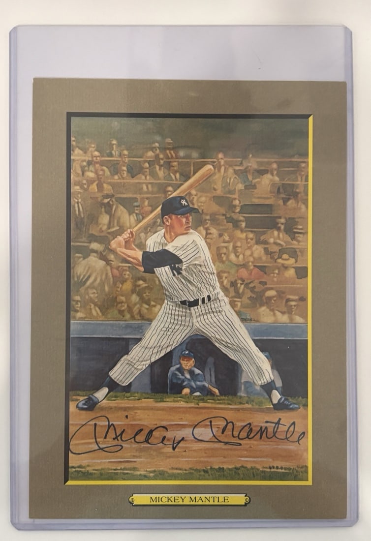 Mickey Mantle Signed Perez-Steele Greatest Moments Autograph Jsa Loa: Mickey Mantle Signed Perez-Steele Greatest Moments Autograph Jsa Loa Mickey Mantle's iconic signature on the Perez-Steele Greatest Moments autograph adds a touch of baseball history to this postcard, 