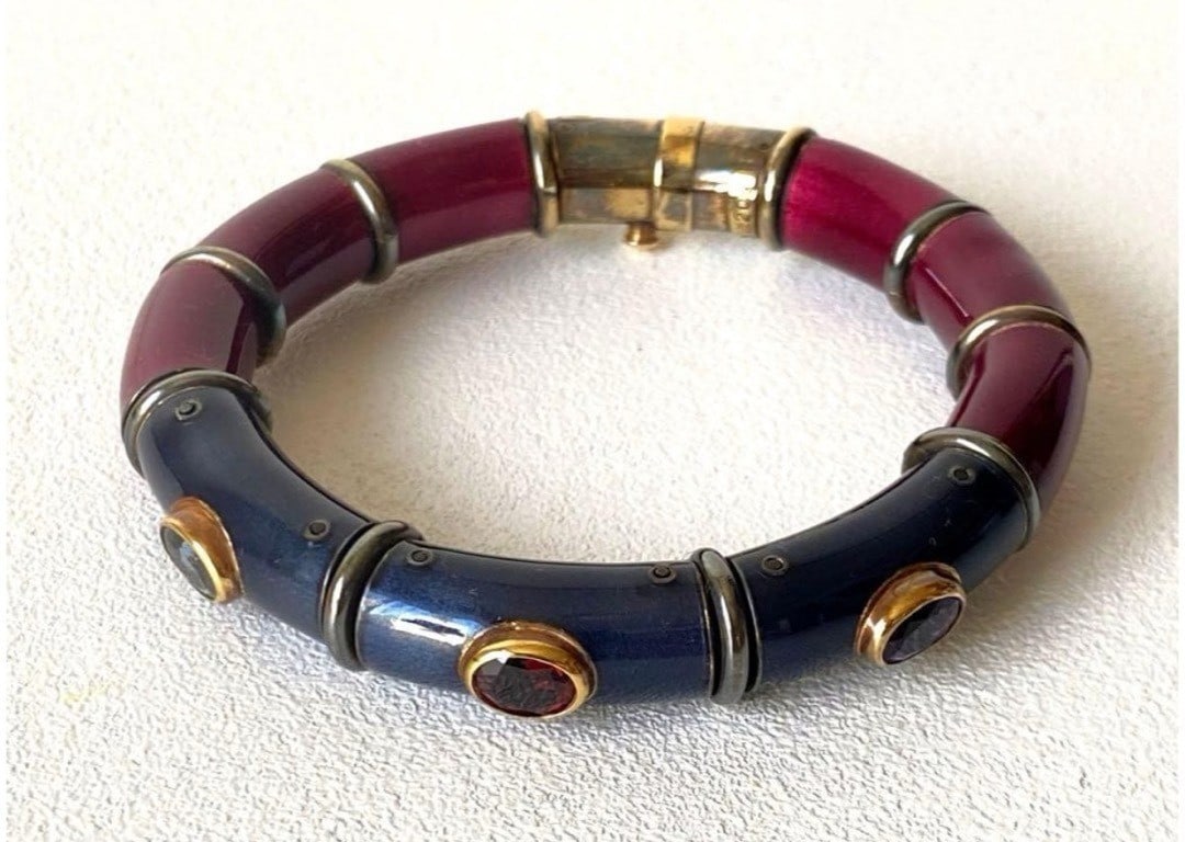 Bague Enamel Gold 18k Aquamarine Garnet Amethyst Nouvelle 925 Silver: Bague Enamel Gold 18k Aquamarine Garnet Amethyst Nouvelle 925 Silver Item Specifics: Shape: Round Occasion: Anniversary Birthday Christmas Engagement Graduation Mother's Day Valentine's Day Wedding Ma