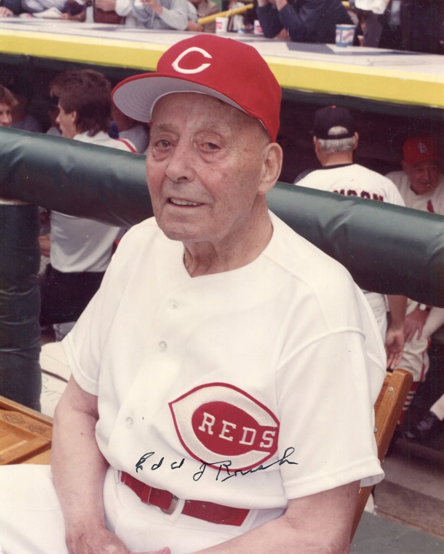 Edd Roush Autographed 8x10 Photo: Edd Roush Autographed 8x10 Photo Item Specifics: Edd Roush Autographed 8x10 Photo-Cincinnati Reds.Signed in sharpie across the front of the photo Autograph is authenticated by , and will be accompanie