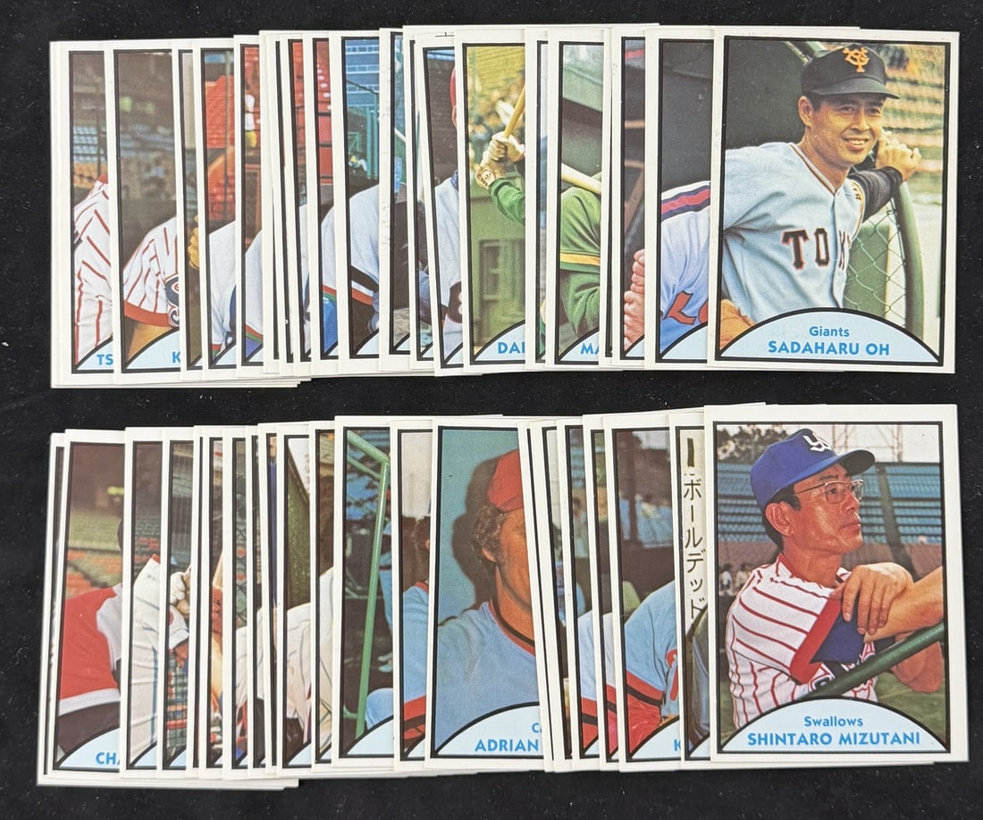 1979 TCMA Japanese Pro Baseball Complete Card Set (1-90) Sadaharu Oh 211645: 1979 TCMA Japanese Pro Baseball Complete Card Set (1-90) Sadaharu Oh 211645 The 1979 TCMA Japanese Pro Baseball Complete Card Set features the legendary Sadaharu Oh, one of Japan's most iconic basebal
