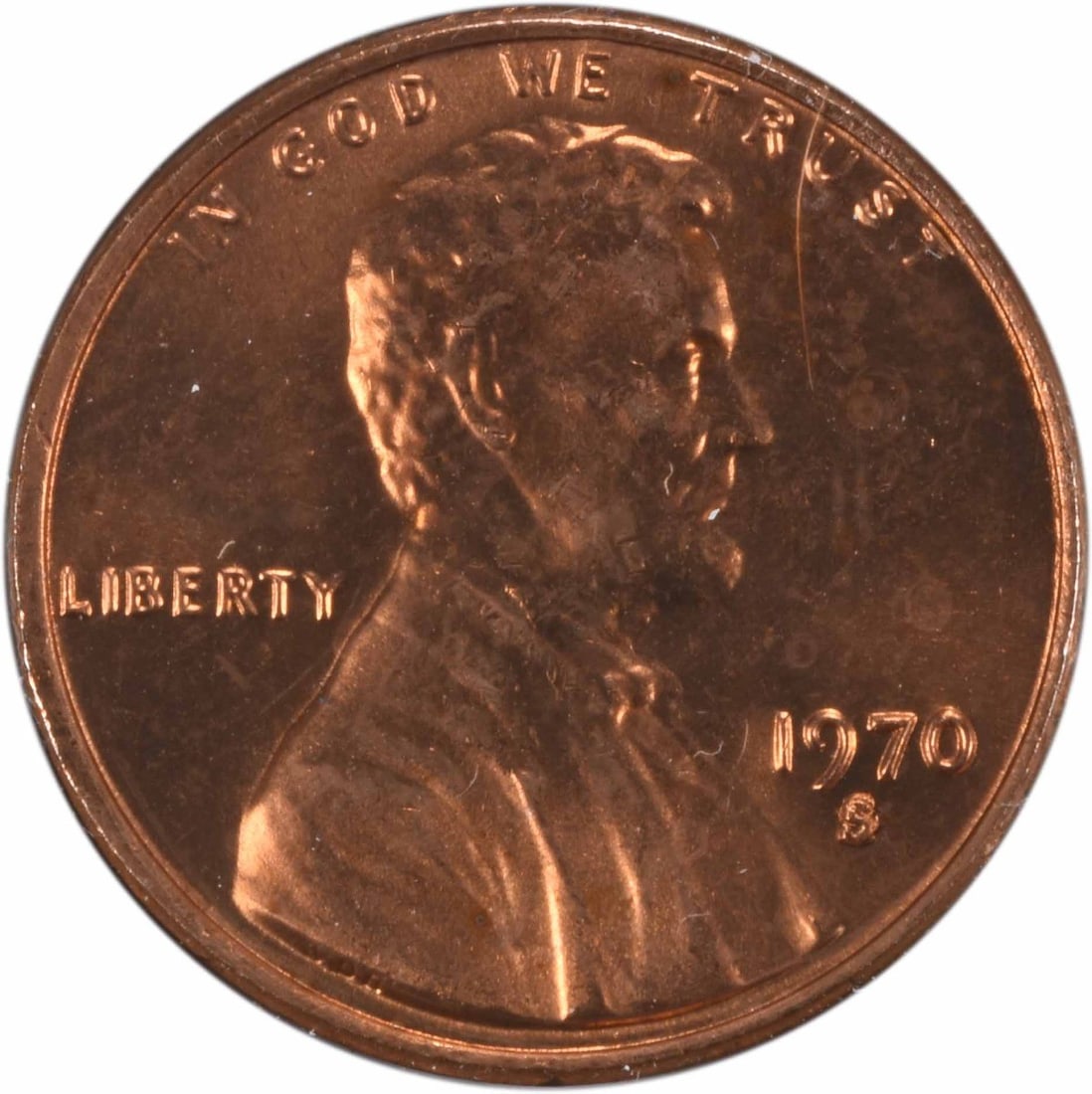 1970-S Lincoln Cent RPM 1 MS64 10 Pieces: 1970-S Lincoln Cent RPM 1 MS64 10 Pieces The 1970-S Lincoln Cent RPM 1 MS64 features a striking design by artist Brenner, showcasing the iconic Lincoln Memorial on its copper surface. This coin boasts