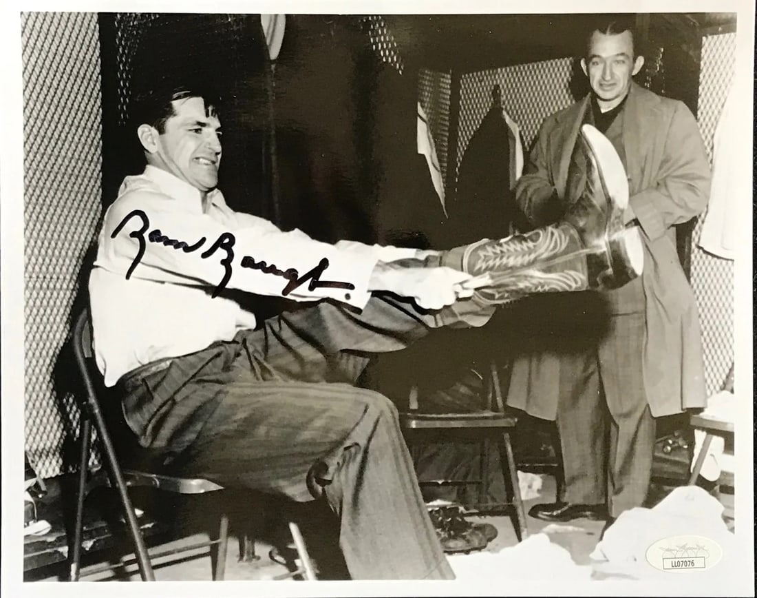 Sammy Baugh Autographed 8x10 Photo (JSA): Sammy Baugh Autographed 8x10 Photo (JSA) Item Specifics: Brand: James Spence Authentication (JSA) Sammy Baugh Autographed 8x10 Photo (JSA) Signed inblack sharpie across the front of the photo. Product