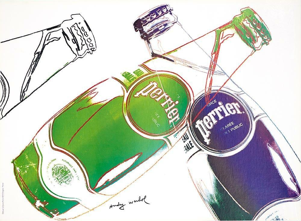 Original Perrier Poster Excellent Vintage Pop Art By Andy Warhol Linen: Original Perrier Poster Excellent Vintage Pop Art By Andy Warhol Linen Item Specifics: Artist: Andy Warhol Type: Poster Width (Inches): 23.75 Color: WHITE Item Height: 17.75 Date Of Creation: Unknown 
