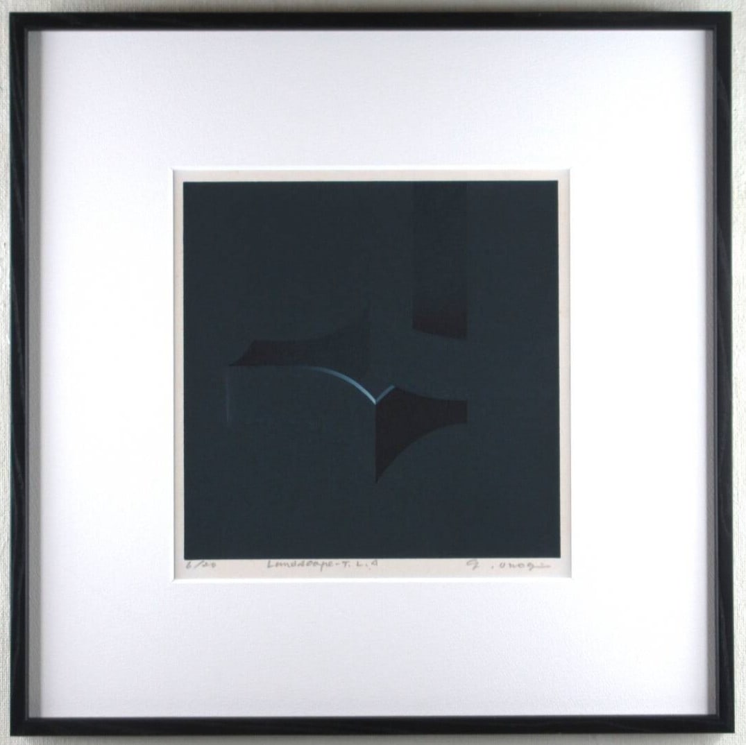Gaku Onogi Landscape T.L.A 1974 Silkscreen Signed Japanese Abstract: Gaku Onogi Landscape T.L.A 1974 Silkscreen Signed Japanese Abstract Item Specifics: Unit Of Sale: Single Piece Artist: Gaku Onogi / Manabu Onogi Signed By: Manabu Onogi Image Orientation: Portrait Siz
