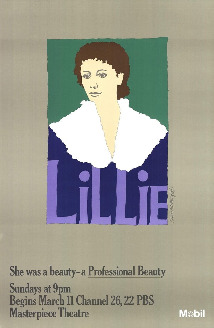 Lillie 46" x 30" Contemporary Lithograph Offset 1979 Ivan (1 of 4)