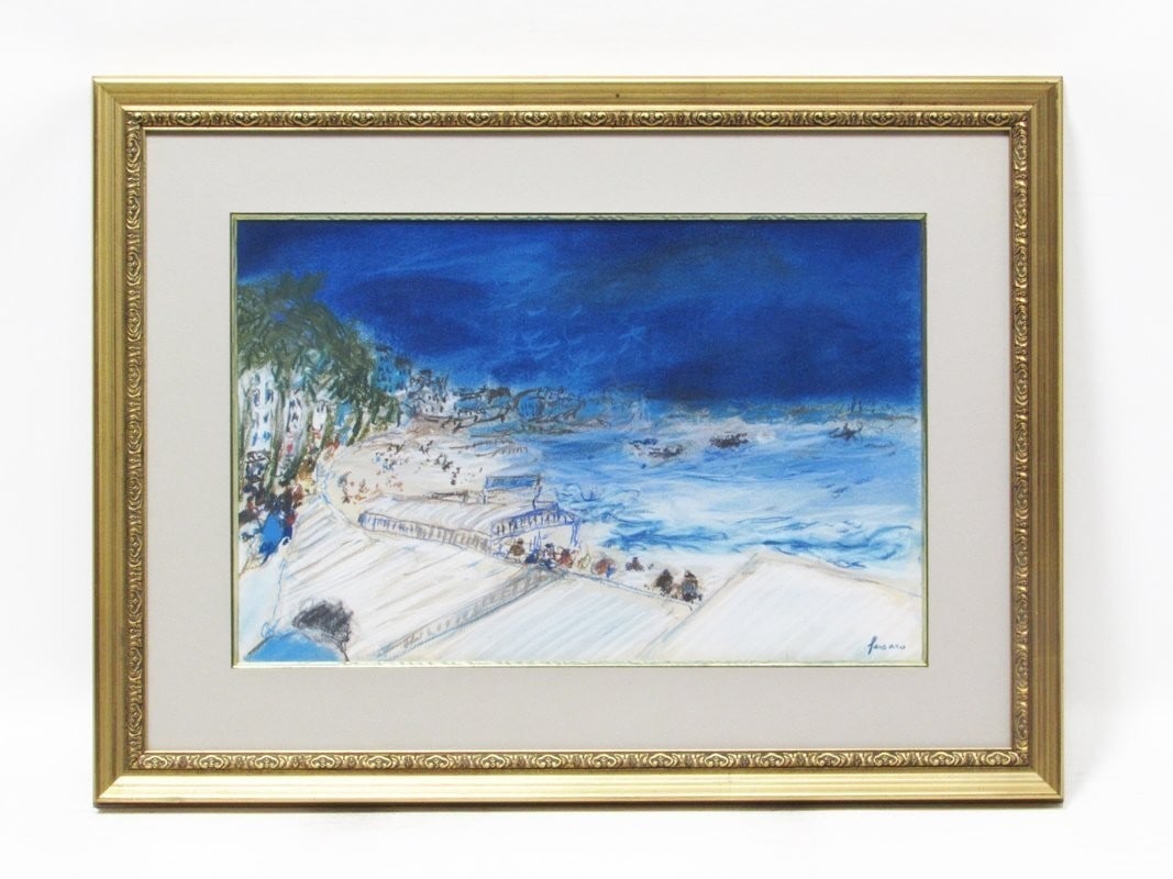 Pastel Signed Framed Jean Fusaro Juan les Pins French Riviera: Pastel Signed Framed Jean Fusaro Juan les Pins French Riviera Item Specifics: Artist: Jean Fusaro Unit Of Sale: Single Piece Signed By: Jean Fusaro Signed: Yes Size: Medium Material: Paper Pastel Fram
