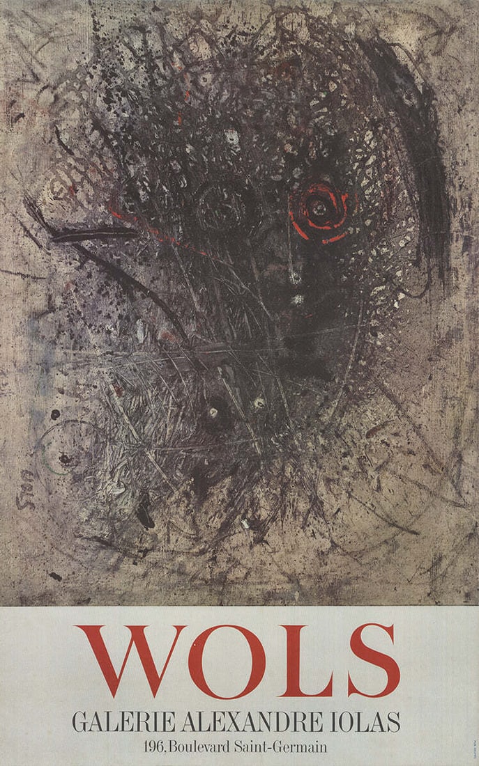 OTTO WOLS Galerie Alexandre Iolas 31" x 19.5" Lithograph 1965: OTTO WOLS Galerie Alexandre Iolas 31" x 19.5" Lithograph 1965 Item Specifics: Artist: Otto Wols Brand: Wols Otto Exact Year: 1965 Height: 31 Item Height: 31 Subject: Abstract Type: Lithograph Year Of 