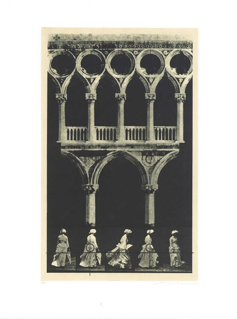 Kenji Kitagawa Copperplate Print Venezia San Marco Mirror 2008 Signed Ltd 70 (1 of 7)