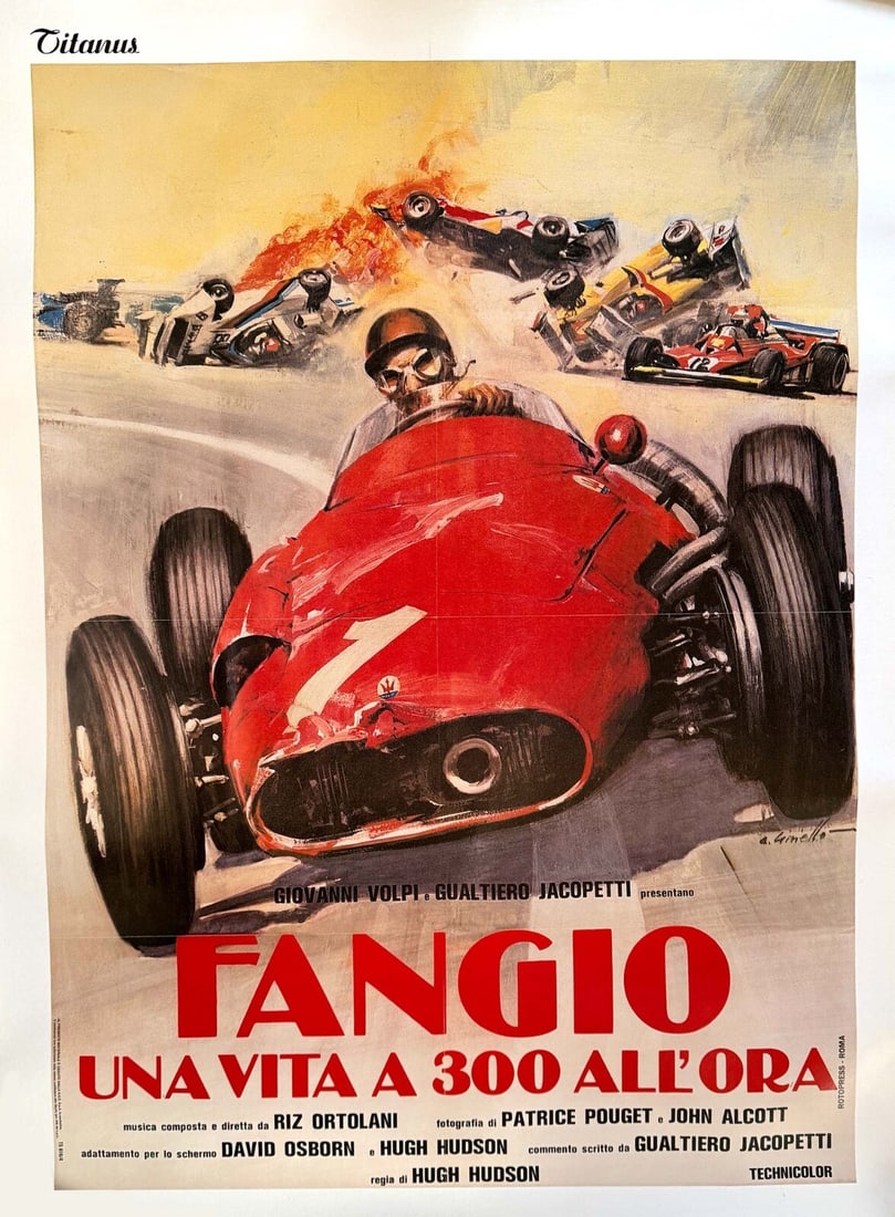 Averardo Ciriello Maserati Una Vita Original Fangio 250F 300 All'Ora: Averardo Ciriello Maserati Una Vita Original Fangio 250F 300 All'Ora Item Specifics: Artist: CIRIELLO Unit Of Sale: Single Piece Size: Large Date Of Creation: 1978 Material: Canvas Paper Certificate O