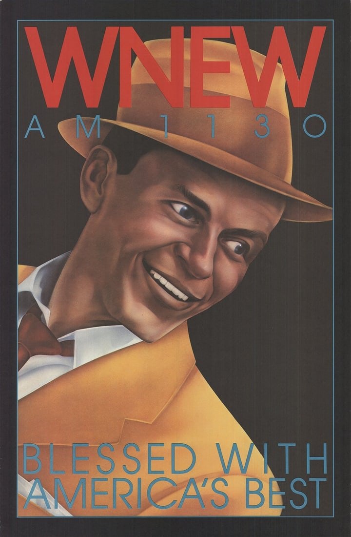 BOB LEE HICKSON WNEW Frank Sinatra 45" x 29.5" Offset Lithograph 1982 Vintage Re: BOB LEE HICKSON WNEW Frank Sinatra 45" x 29.5" Offset Lithograph 1982 Vintage Re Item Specifics: Artist: Bob Lee Hickson Brand: Hickson Bob Lee Country/Region Of Origin: USA Exact Year: 1982 Height: 4