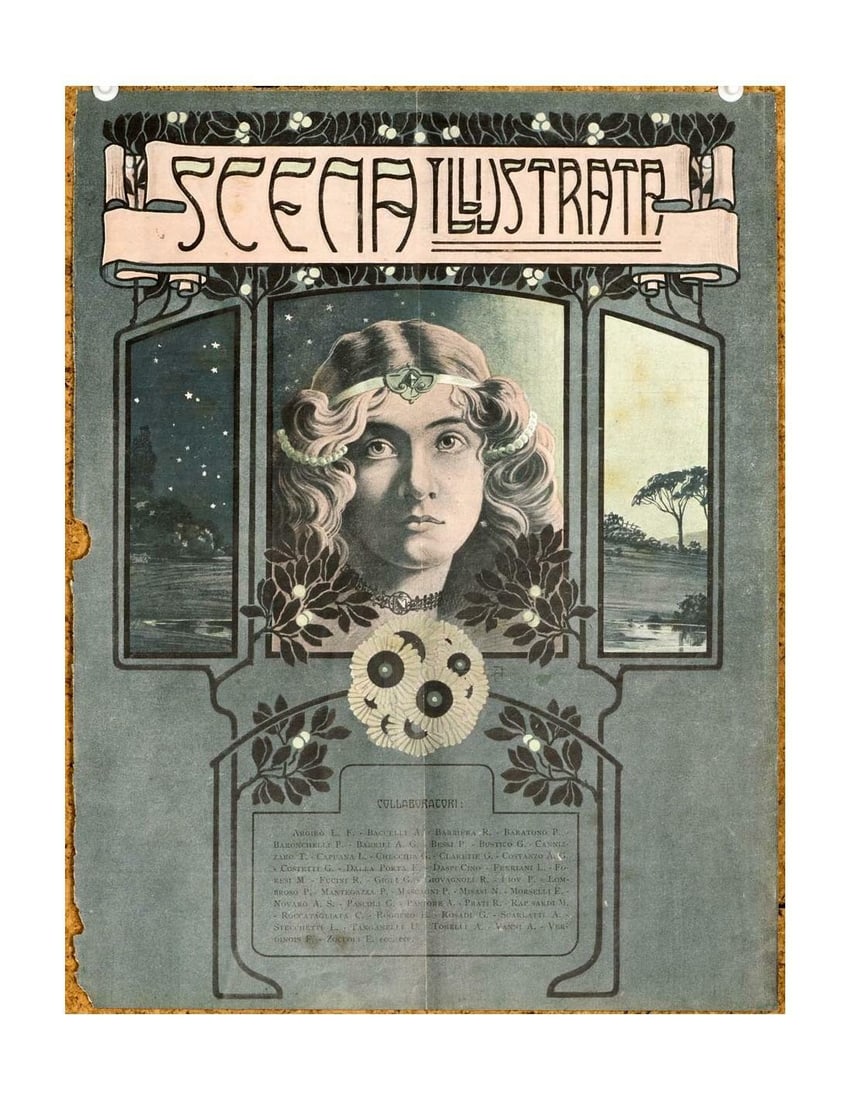Cover Arts 7 Music Literature Theatre Woman 1932 Scena (1 of 1)