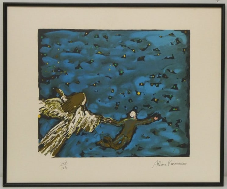Sky Night Dreams Akira Kurosawa Lithograph Signed Paris Mourlot: Sky Night Dreams Akira Kurosawa Lithograph Signed Paris Mourlot Item Specifics: Artist: Akira Kurosawa Unit Of Sale: Single Piece Signed By: Akira Kurosawa Image Orientation: Landscape Size: Medium Si