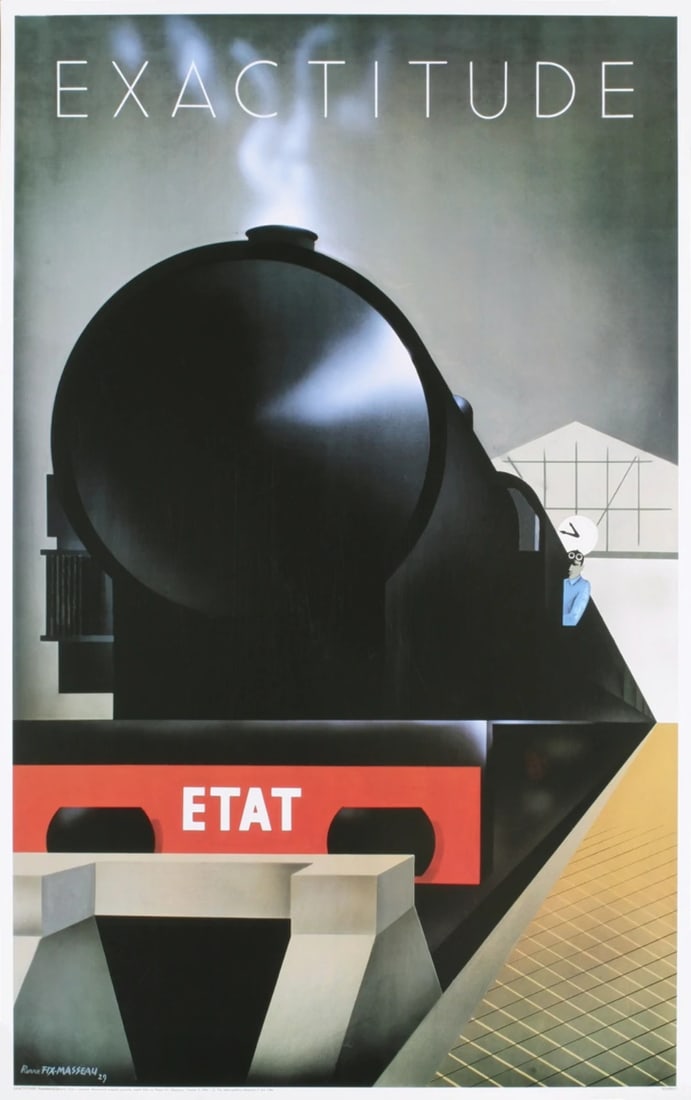 PIERRE FIX-MASSEAU Exactitude (RESTRIKE) 40" x 25" Lithograph Vintage Black Red: PIERRE FIX-MASSEAU Exactitude (RESTRIKE) 40" x 25" Lithograph Vintage Black Red Item Specifics: Artist: Pierre Fix-Masseau Brand: Fix-Masseau Pierre Country/Region Of Origin: France Height: 40 Item He