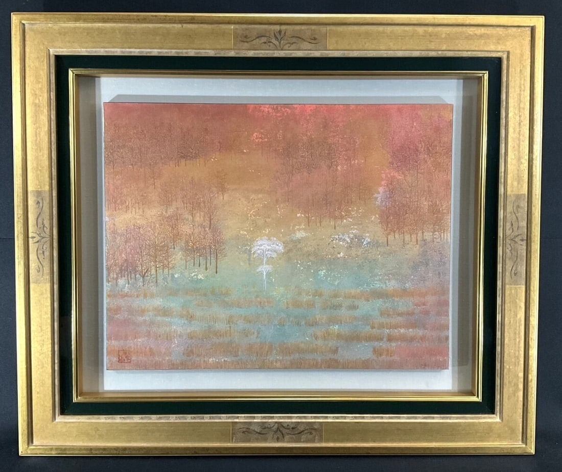 Rei Toriyama Yume Kodachi Nihonga Painting Japanese Art Framed w/ Tatou Box: Rei Toriyama Yume Kodachi Nihonga Painting Japanese Art Framed w/ Tatou Box Item Specifics: Unit Of Sale: Single Piece Artist: Rei Toriyama Signed By: Rei Toriyama Size: Medium Signed: Yes Material: P