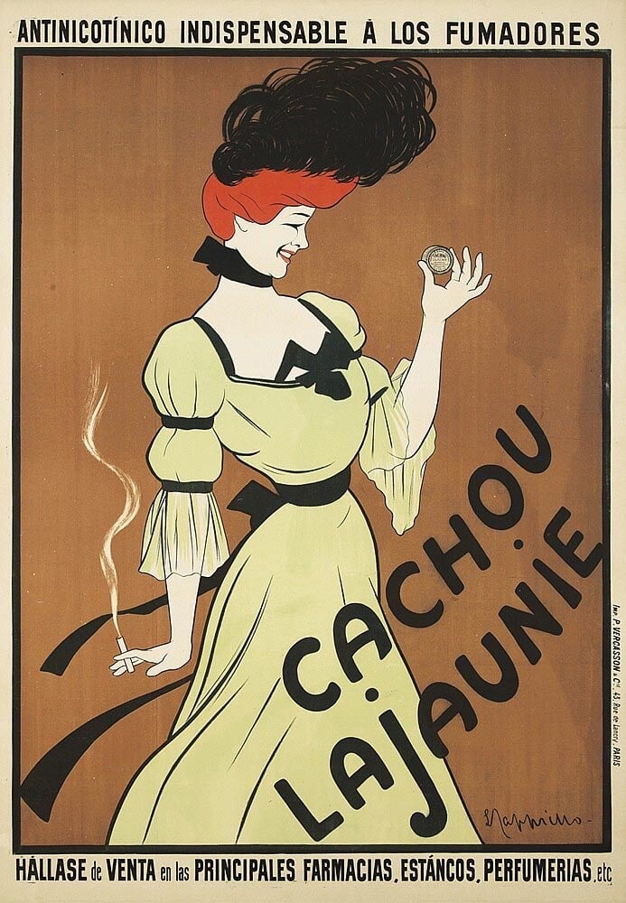 French L Cappiello 1900 Poster Art Nouveau Lajaunie Cachou Breath Mints: French L Cappiello 1900 Poster Art Nouveau Lajaunie Cachou Breath Mints Item Specifics: Artist: Leonetto Cappiello Unit Of Sale: Single Piece Size: 39x55 Date Of Creation: 1900-1949 Title: Cachou Laja