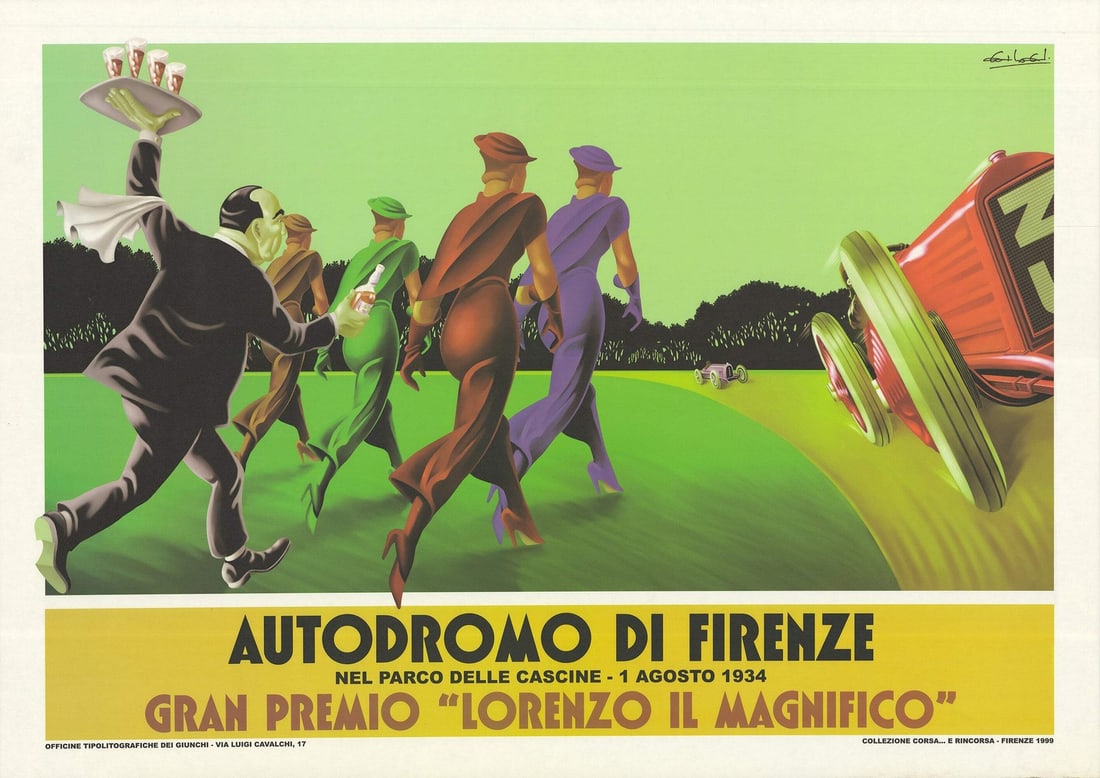 Artist Autodromo di Firenze 34 x 47.75 Lithograph Offset 1999 Vintage: Artist Autodromo di Firenze 34 x 47.75 Lithograph Offset 1999 Vintage Item Specifics: Artist: Unknown Artist Brand: Unknown Artist Exact Year: 1999 Height: 34 Item Height: 34 Subject: Travel Type: Off
