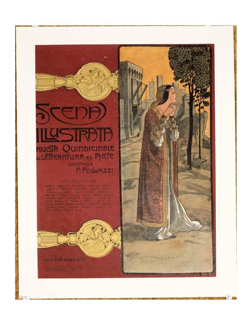 Scena Illustrata Arts Literature Music Theatre Greek Woman 1932: Scena Illustrata Arts Literature Music Theatre Greek Woman 1932 Item Specifics: Style: Art Nouveau Date Of Creation: 1900 CIRCA Year Of Production: 1900 CIRCA Width (Inches): 16 Subject: Theater Origi