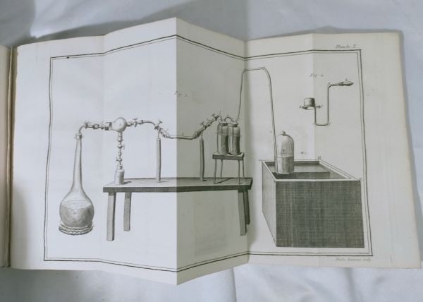Vellum Complete 2 Vols Lavoisier Traite Elementaire de Chimie 1801 3rd Edition (1 of 10)
