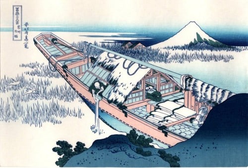 Hokusai Katsushika Woodblock Print 36 Views of Mt Fuji Ushibori in Joshu Yuyudo: Hokusai Katsushika Woodblock Print 36 Views of Mt Fuji Ushibori in Joshu Yuyudo Item Specifics: Artist: Katsushika Hokusai Subject: Mt. Fuji Landscape Ushibori Material: Paper Style: Japanese Product 